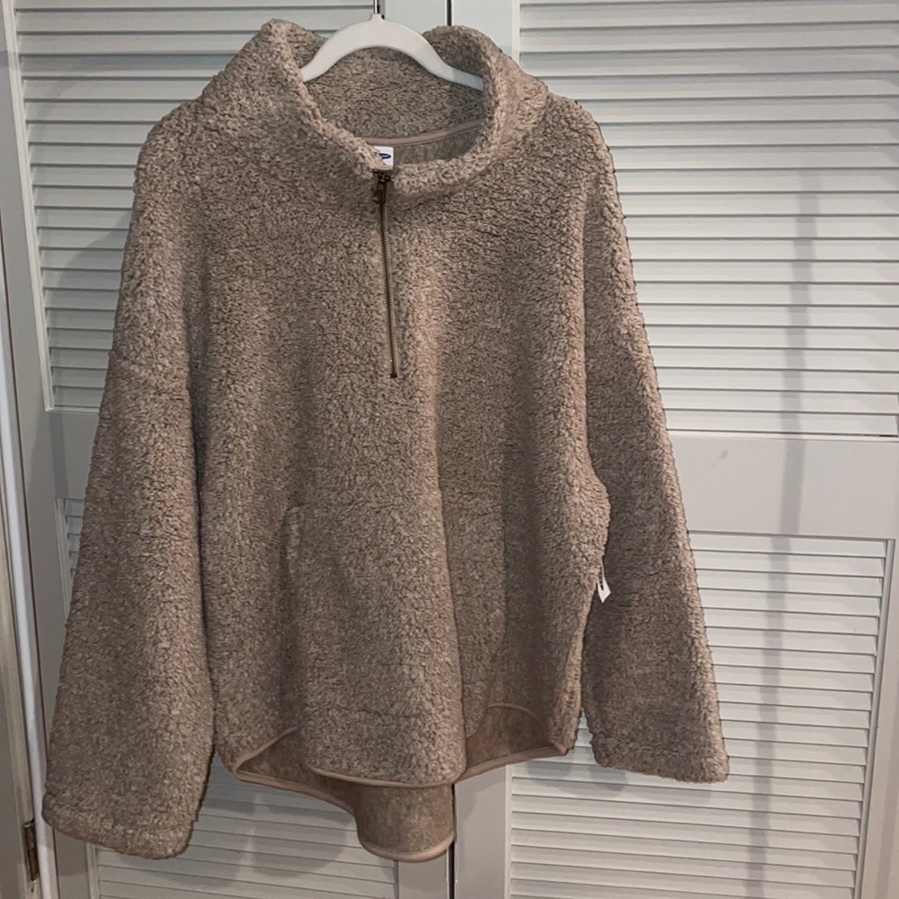 Old Navy Sherpa Quarterzip